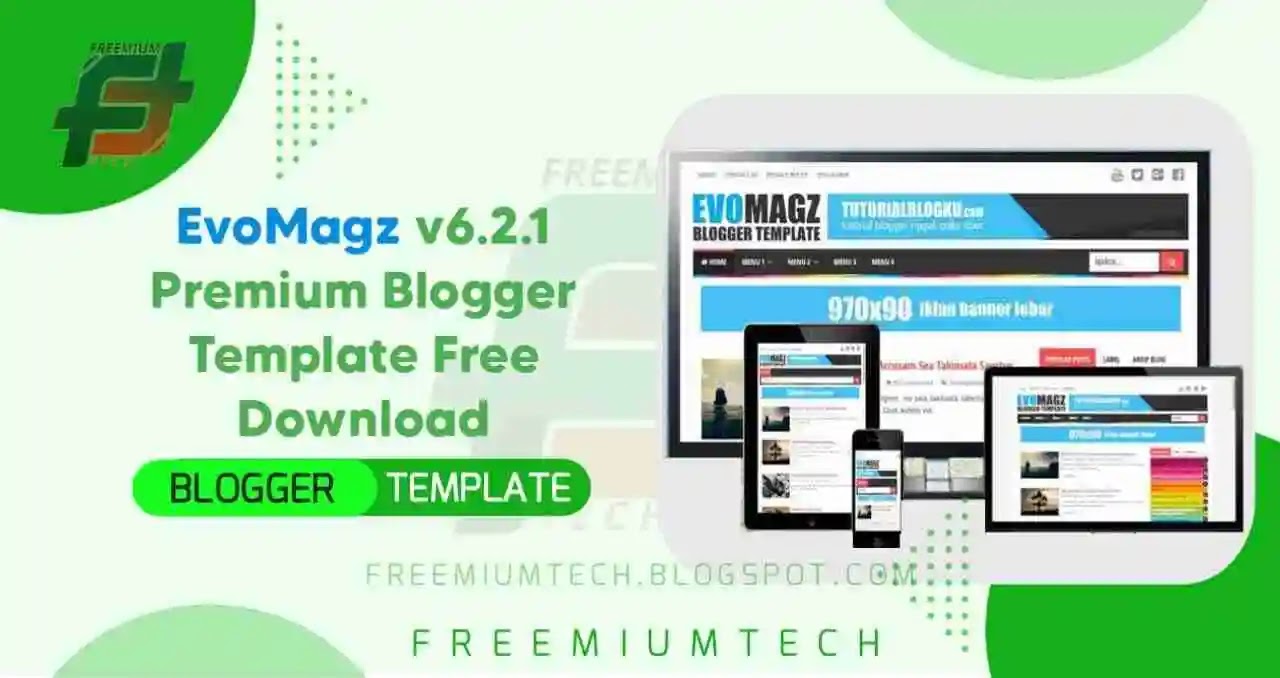 EVO Magz v6.2.1 Premium Blogger Template Free Download