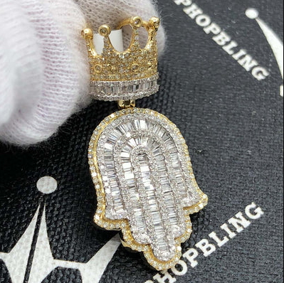 diamond iced out chain