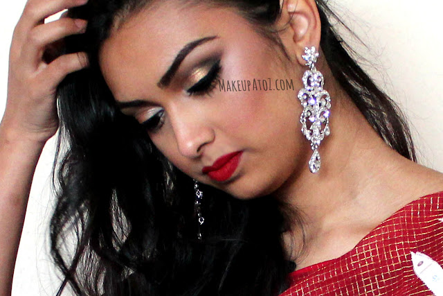 Asian Make-Up Look with a Sari 