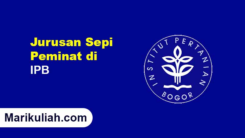 jurusan sepi peminat di IPB