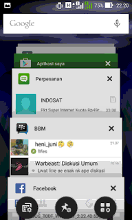 Multi Tasking Lollipop Asus Zenfone 4