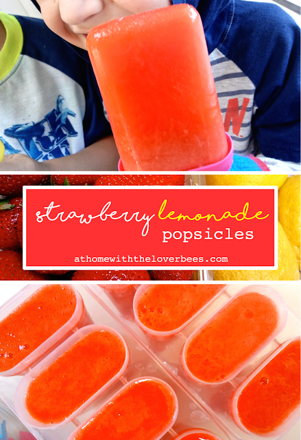 strawberry lemonade popsicles on Pinterest