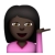 Information Desk Emoji - Black