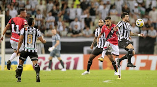 Ceará fica no empate de 1 a 1 com o Atlético-GO no Castelão