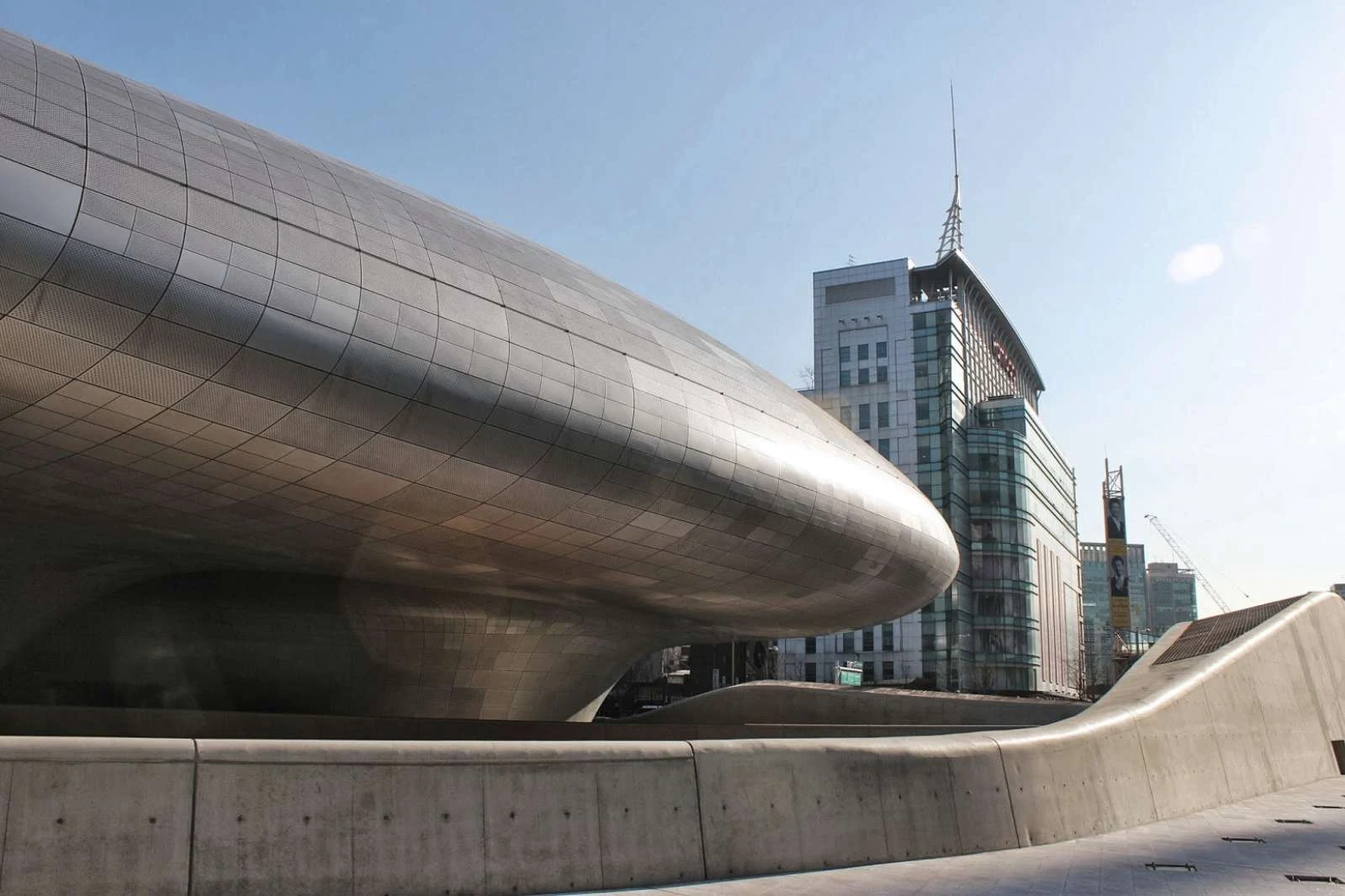 Open Dongdaemun Design Park Plaza by Zaha Hadid