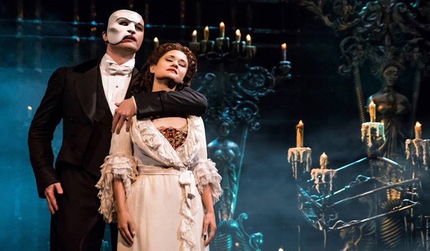Escena del musical "El fantasma de la Ópera", del compositor británico Andrew Lloyd Webber