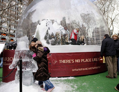 World's Largest Snow Globe