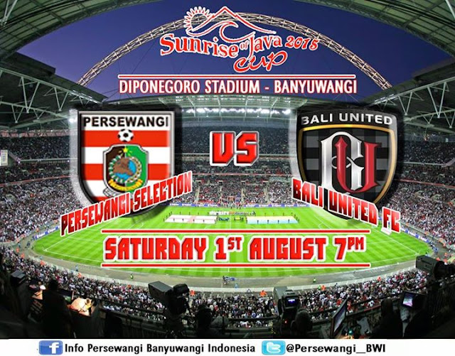 Persewangi vs Bali United Sunrise of Java Cup 2015