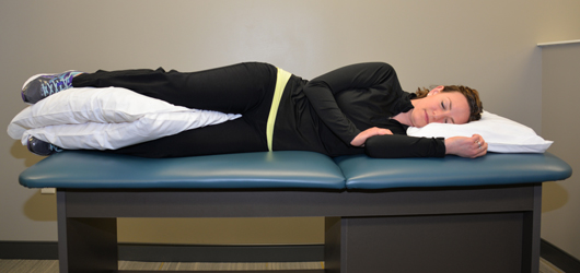 Sleeping positions for Disc prolapse Patients 