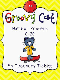 http://www.teacherspayteachers.com/Product/Groovy-Cat-Themed-Number-Posters-0-20-1266239