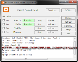 Aplikasi XAMPP