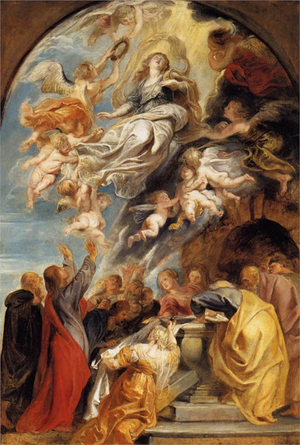 the assumption of Mary 1622, Peter Paul Rubens, baroque