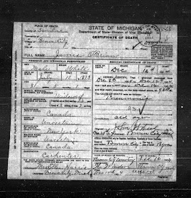 Climbing My Family Tree: Death Certificate: James O'Brian (December 12, 1904)