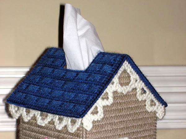 Birdhouse Tissue Box Cover