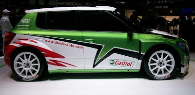 Color Car Skoda Fabia s2000