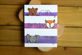 Purple Birthday Card by Jess Crafts featuring Create a Smile