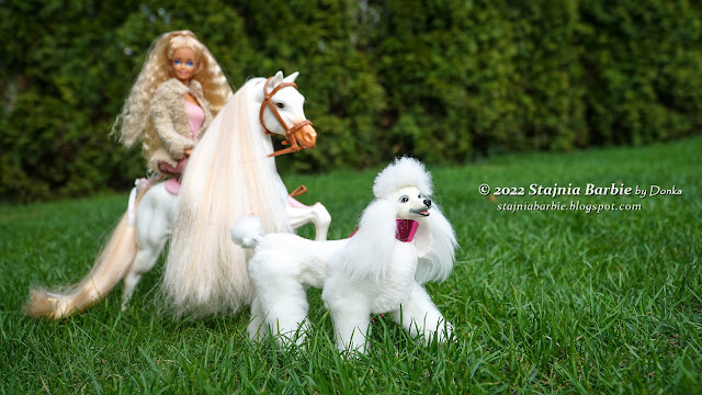 Barbie Fashion Play doll , Barbie Horse Blinking Beauty and Lord the dog