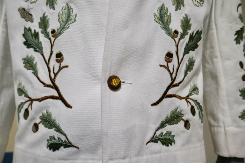 Oliver Quick Saltburn Midsummer Night embroidered costume detail