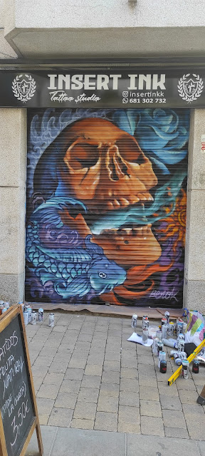 graffiti calavera tatuaje