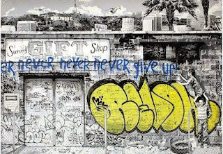Graffiti Mural Letters by Mr Brain Wash