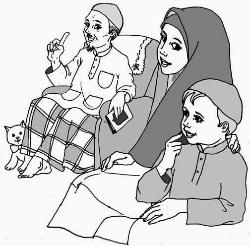 Gambar Komik Dan Kaligrafi Islami