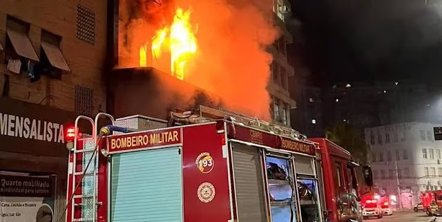 Incêndio mata 10 pessoas em pousada de Porto Alegre