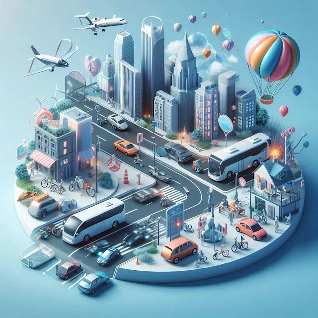 Creative urban mobility options designed to enhance city living for residents and improve transportation efficiency