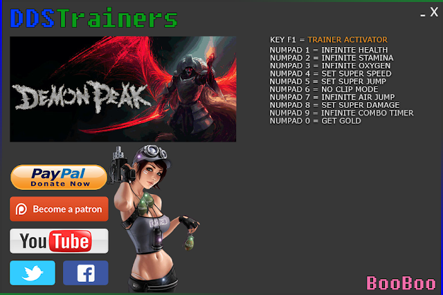 Demon Peak Trainer Cheat for PC