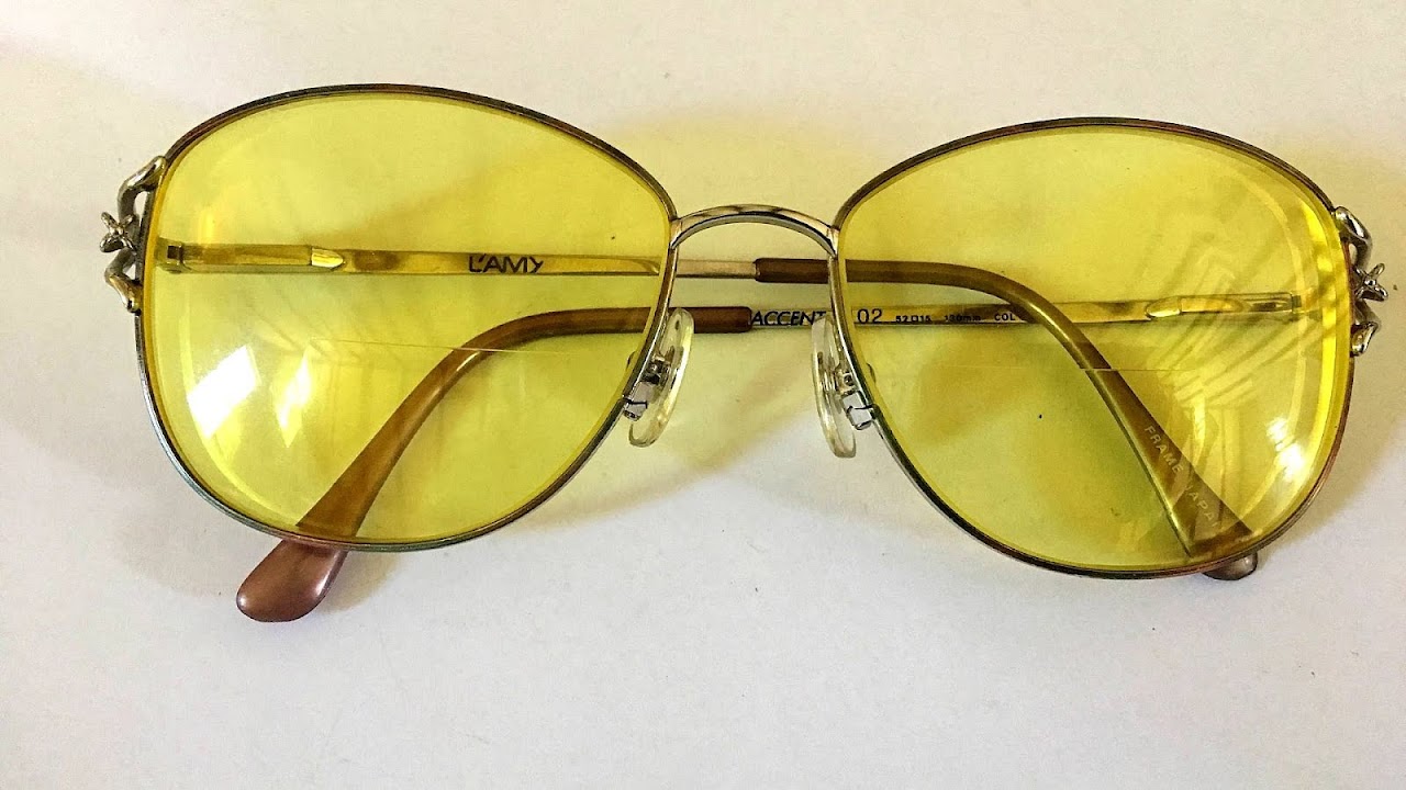 Glasses - Yellow Prescription Lenses