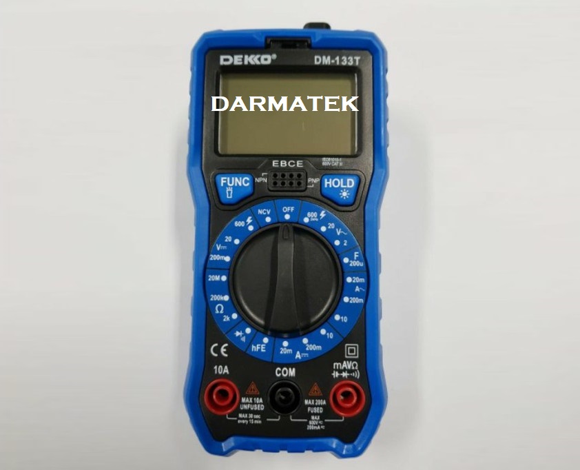 Darmatek Jual DEKKO DM-133T Digital Multimeter + NCV