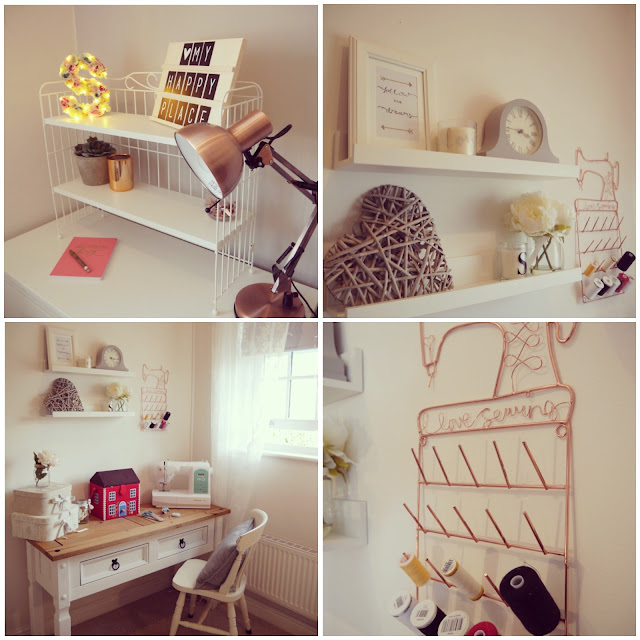 How I transformed my small spare room into a sewing room and home office with some beautiful items from Laura Ashley