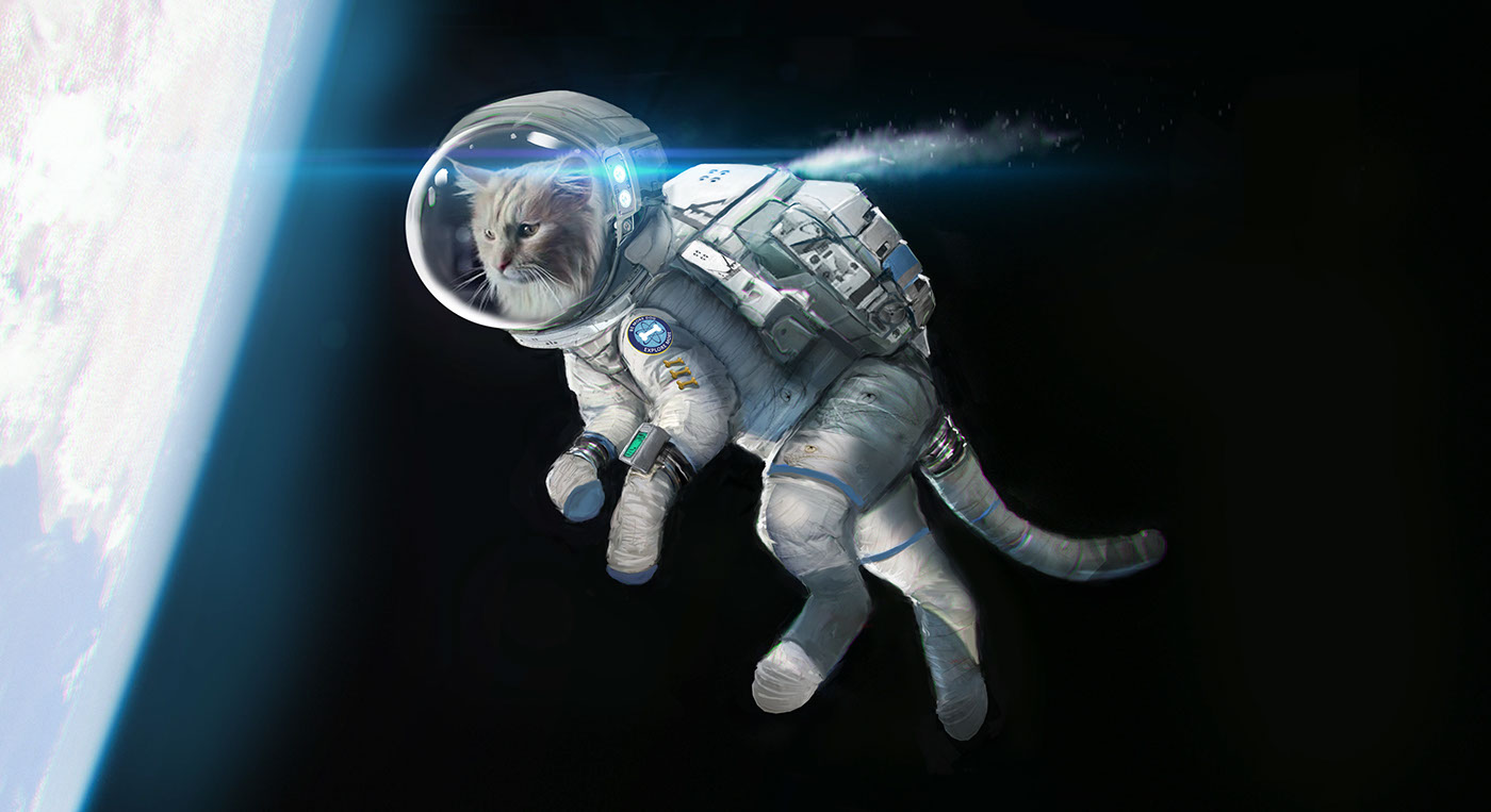 Say; Hello Spaceman: O2 Be More Dog - Space Cat (2014)