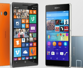 smartphone Somy e Microsoft