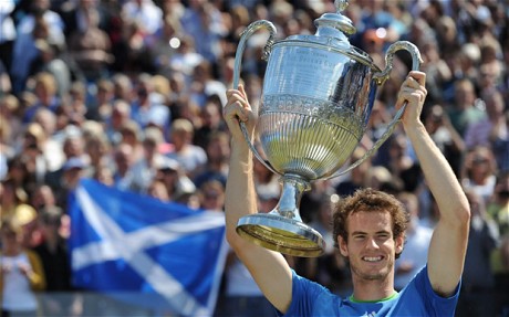 andy murray queens club. And congratulations to Andy