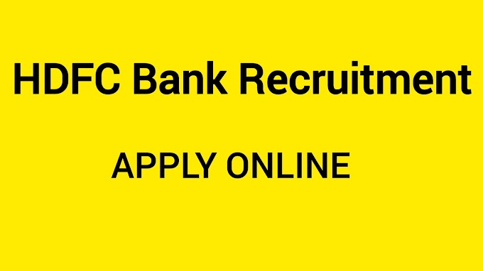 HDFC Bank Recruitment 2022 Apply Online For 5000 Post