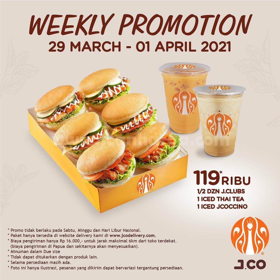 JCO Weekly Promotion  29 Maret - 1 April 2021