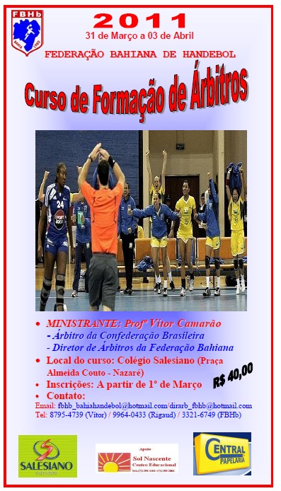 ESPORTE: Curso de Formação de Árbitros 2011