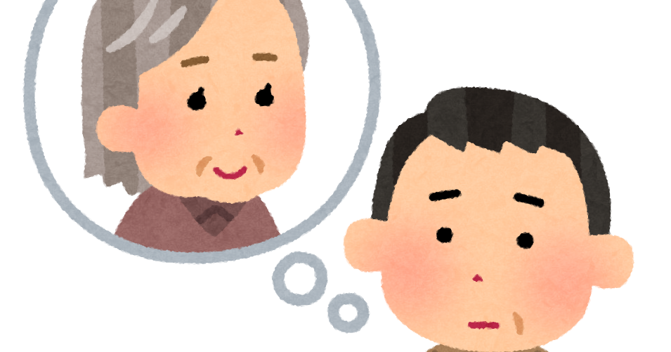 親を心配する人のイラスト 中年男性 かわいいフリー素材集 いらすとや