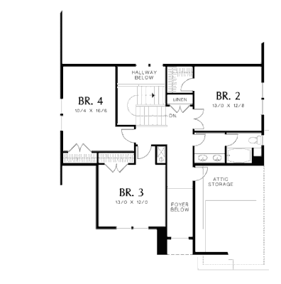 PLANO CASA PLANTA ALTA