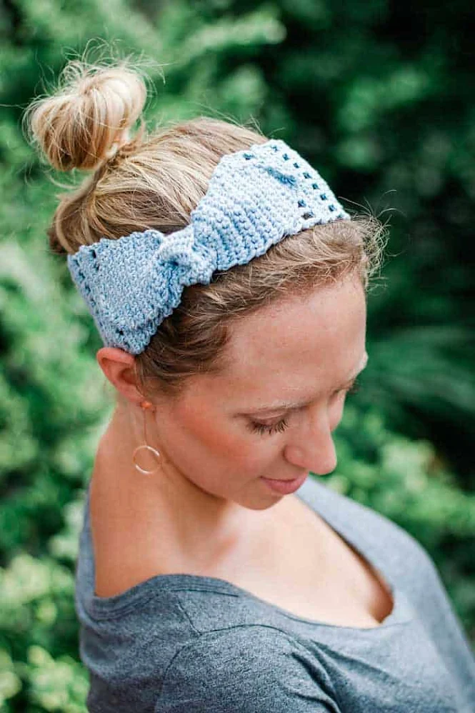 Summer Crochet Headband by Make and Do Crew