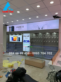 Thiết kế thi công shop điện thoại BẠCH LONG - Hoàng Văn Thụ, Tân Bình