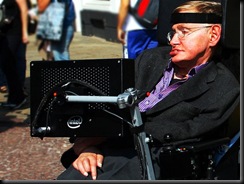 Stephen Hawking. Wikimedia Commons