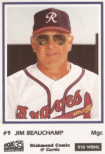 Jim Beauchamp 1990 Richmond Braves card