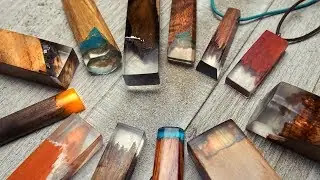 Wood and Resin Pendant - Ultimate Secret Wood Type Jewellery