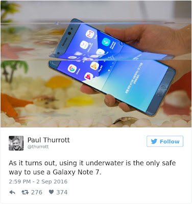 15 Meme 'Samsung Galaxy Note 7 Gampang Meledak' Ini Sukses Bikin Ngakak Fanboy Apple