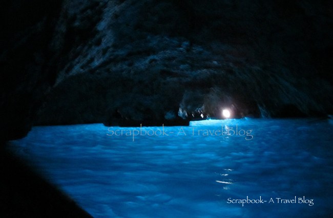 Grotta Azzurra or Blue Grotto Capri Italy