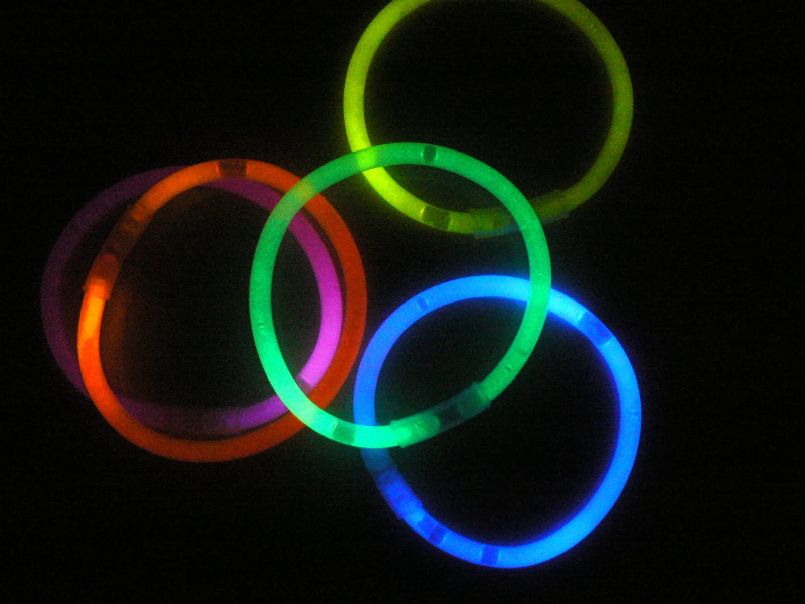 Having Fun at Home Glow in the Dark  Rings