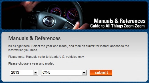 LivingwithMyMazda.com: Missing Your Mazda Owner's Manual? Download A