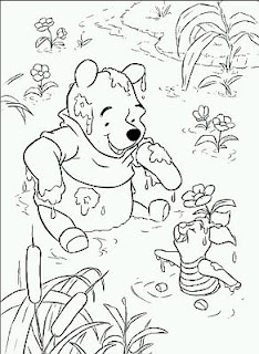 Dibujos de Winnie Pooh para Pintar, parte 9