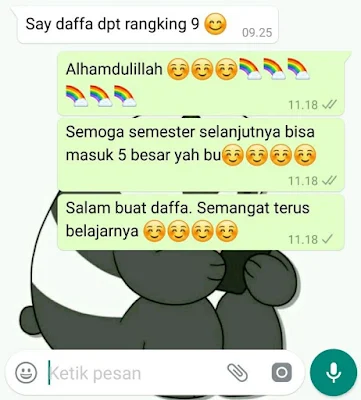 Testimoni dari wali murid Fatonah Serang